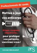 Affiche : La vaccination des professionnels de santé
