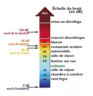 visuel echelle du bruit
