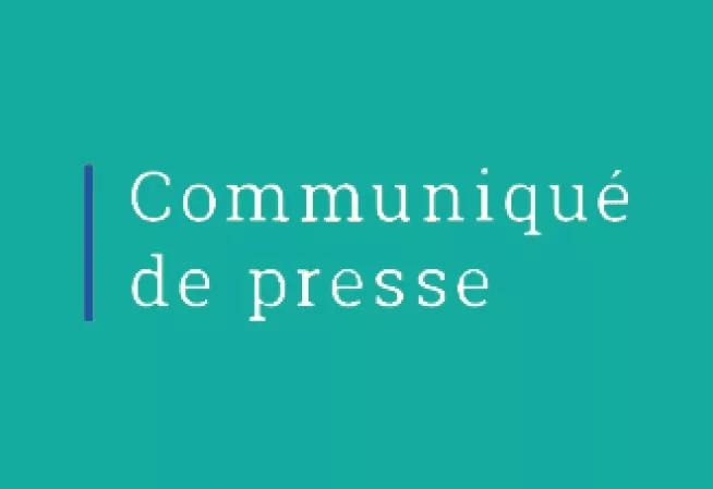 Communiqué de presse