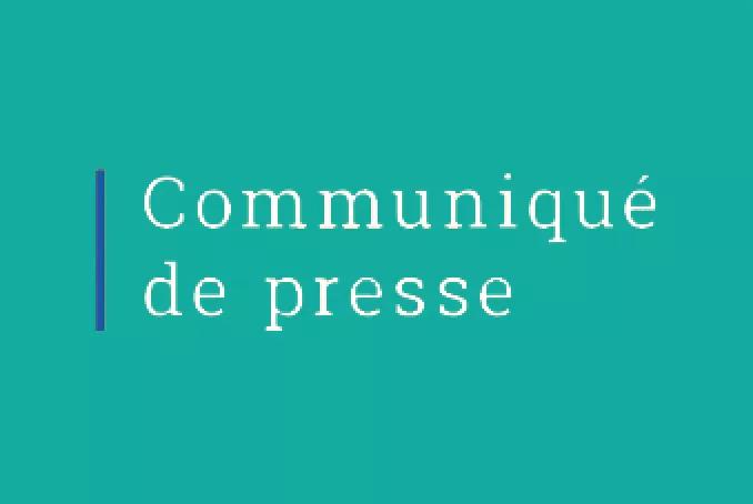 Communiqué de presse